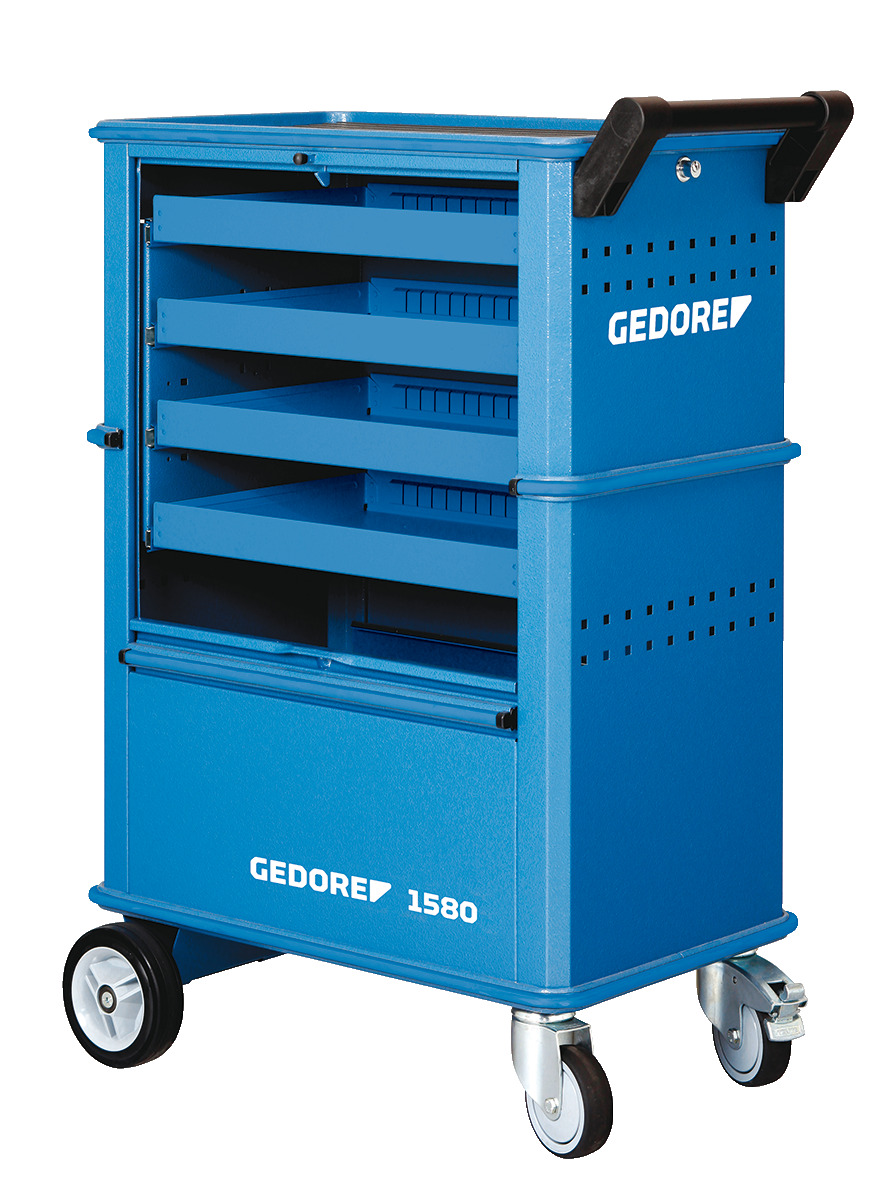 1580 Tool trolley with 4 drawers