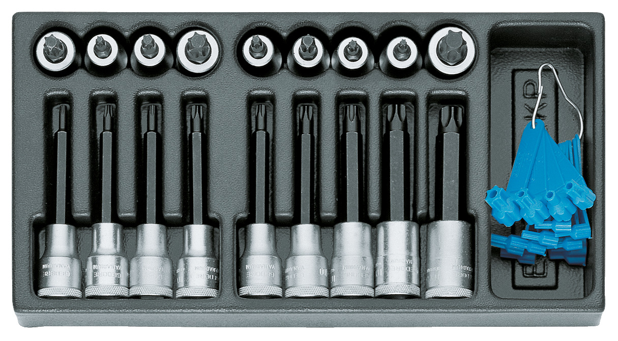 1500 ES-ITX 19 LKP Set screwdriver inserts 1/2