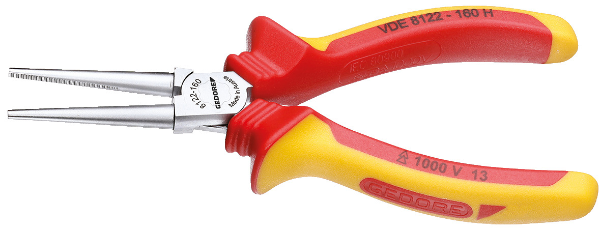VDE 8122 H VDE Round nose pliers with VDE insulating sleeves