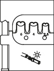 8140-24/-25 Module insert for Multi Contact