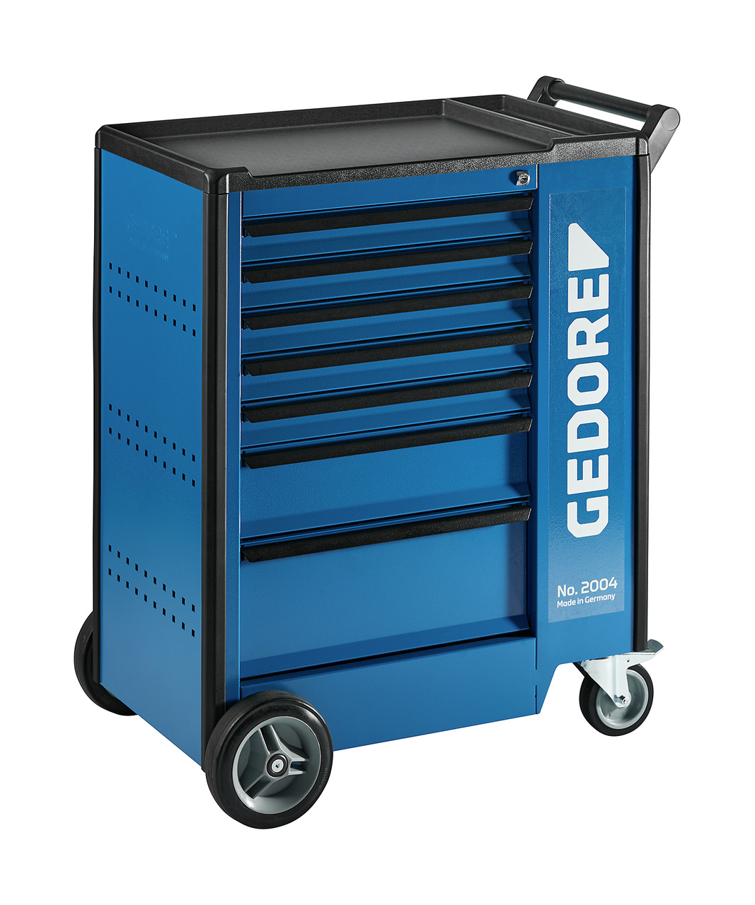 2004 0511 E Tool trolley with single pull-out stop