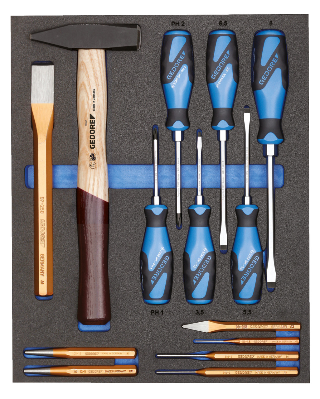 TS CT2-2154SK-119 Tool range in 2/4 check tool module