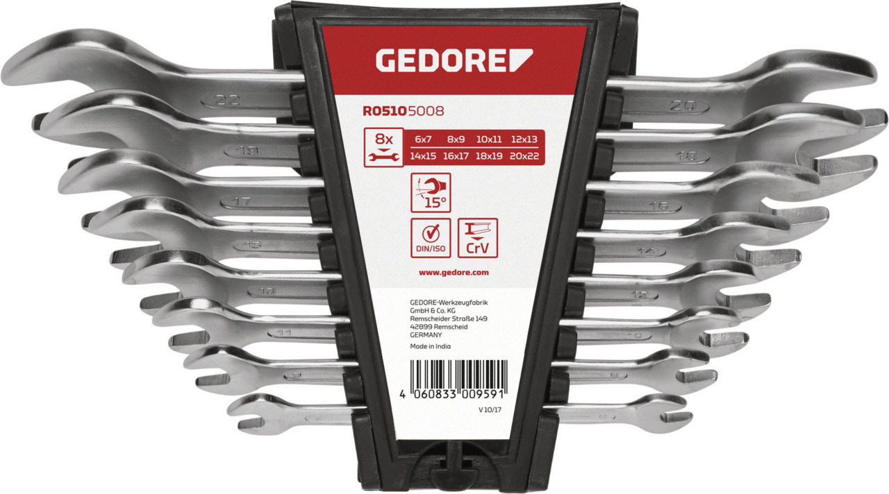 R0510 Open ended spanner sets