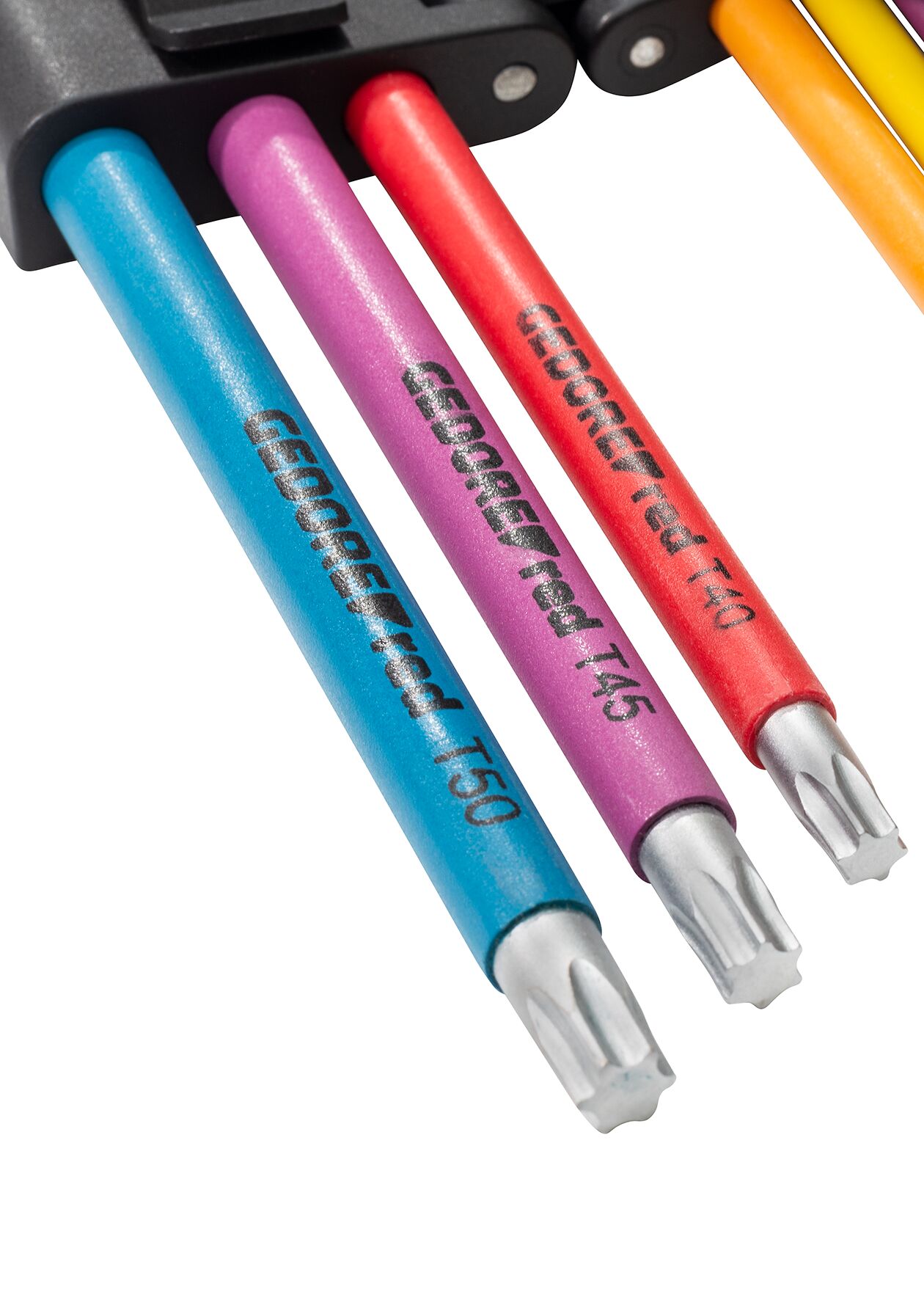 R36401009 TX offset screwdriver set with color coding, 9 pieces