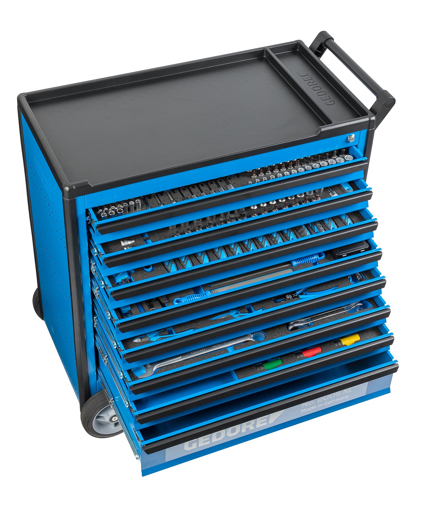 2005 XL-S-466 tool trolley with car assortment 466 pieces