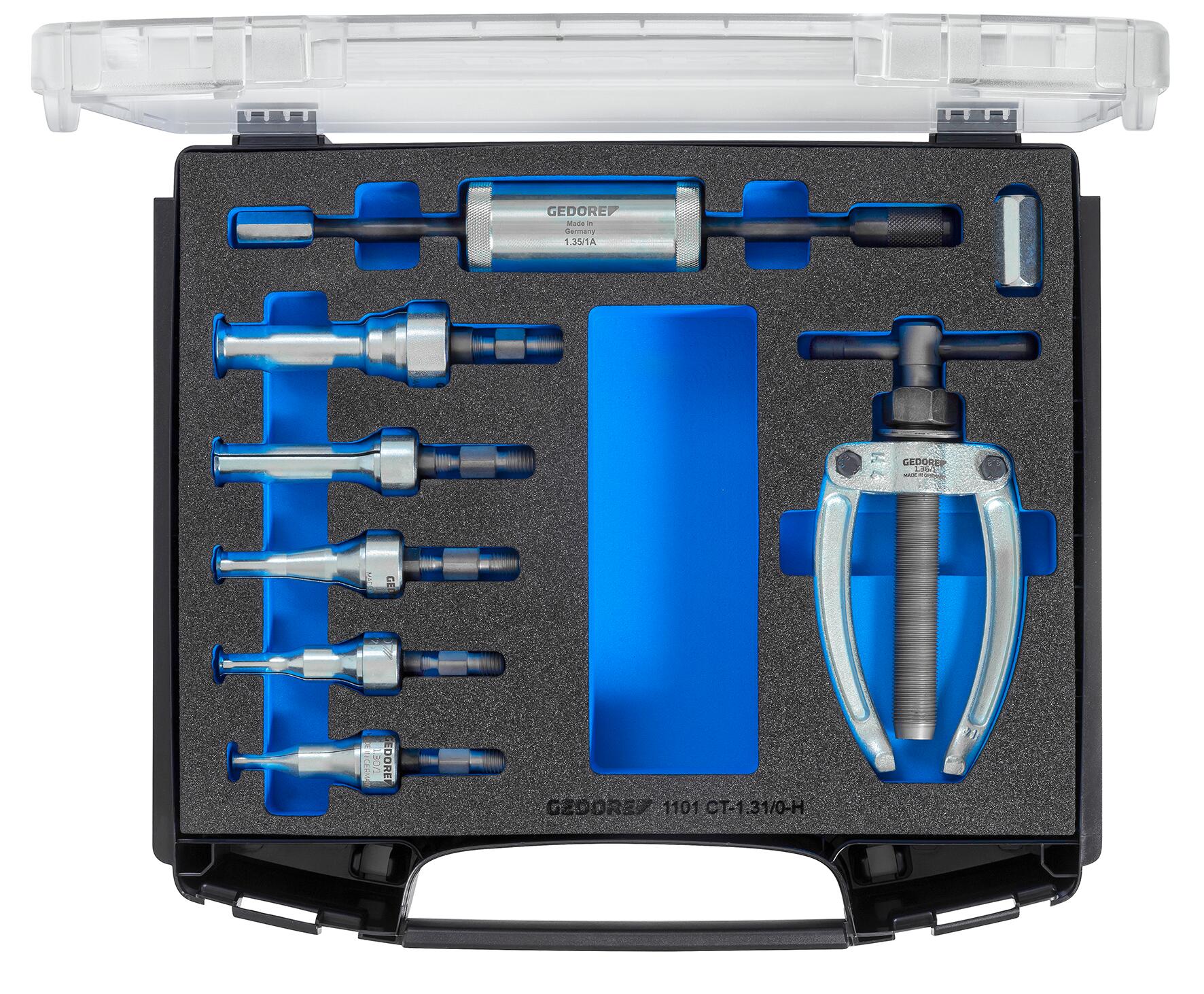 1101-1.31/0-H Internal extractor set with counter support & slide hammer in i-BOXX