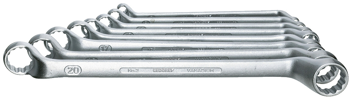 2 Double ring spanner set