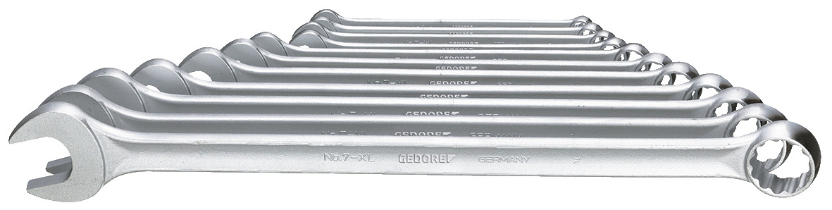 7 XL combination wrench set, extra long