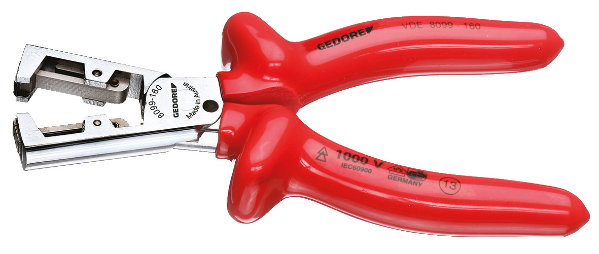 VDE 8099 VDE Stripping pliers STRIP-FIX with VDE dipped insulation