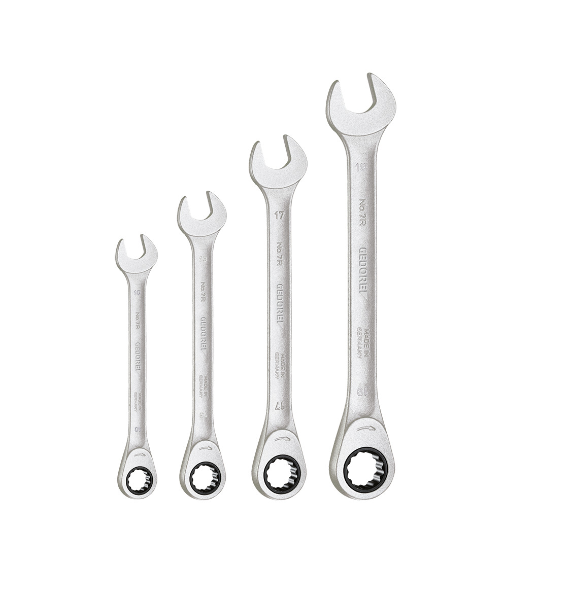 S 7 R-04 Combination ratchet wrench set 4 pieces