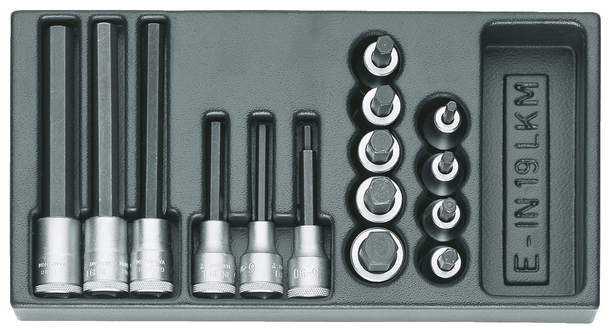 1500 ES-IN 19 LKM Set screwdriver inserts 1/2