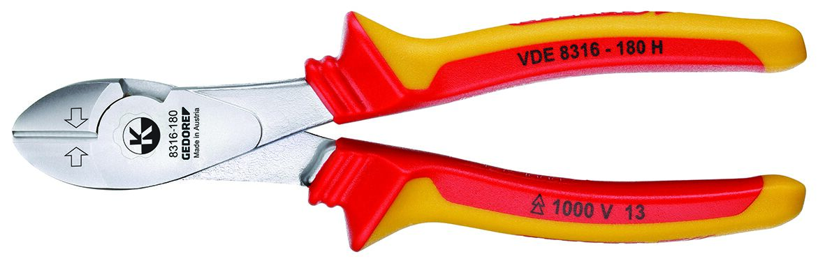 VDE 8316 H VDE Power side cutters with VDE insulating sleeves
