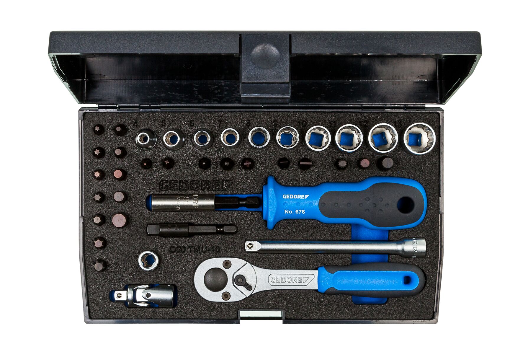 D 20 TMU-10 Socket set 1/4