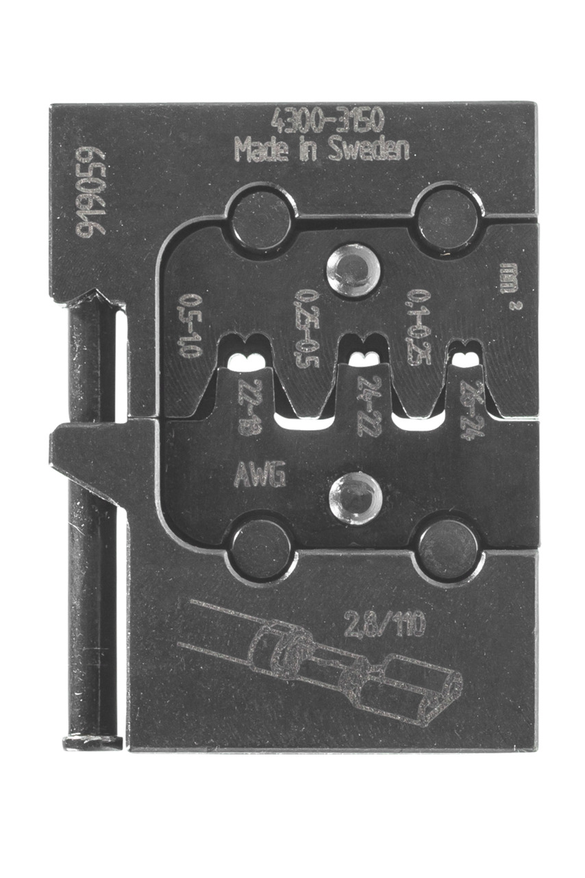 8140-09/-10/-11 Module insert for flat plugs