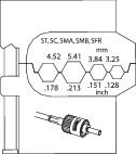 8140-12 Module insert for optical waveguides