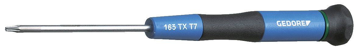 165 TX Electronic screwdriver for recessed TX screws