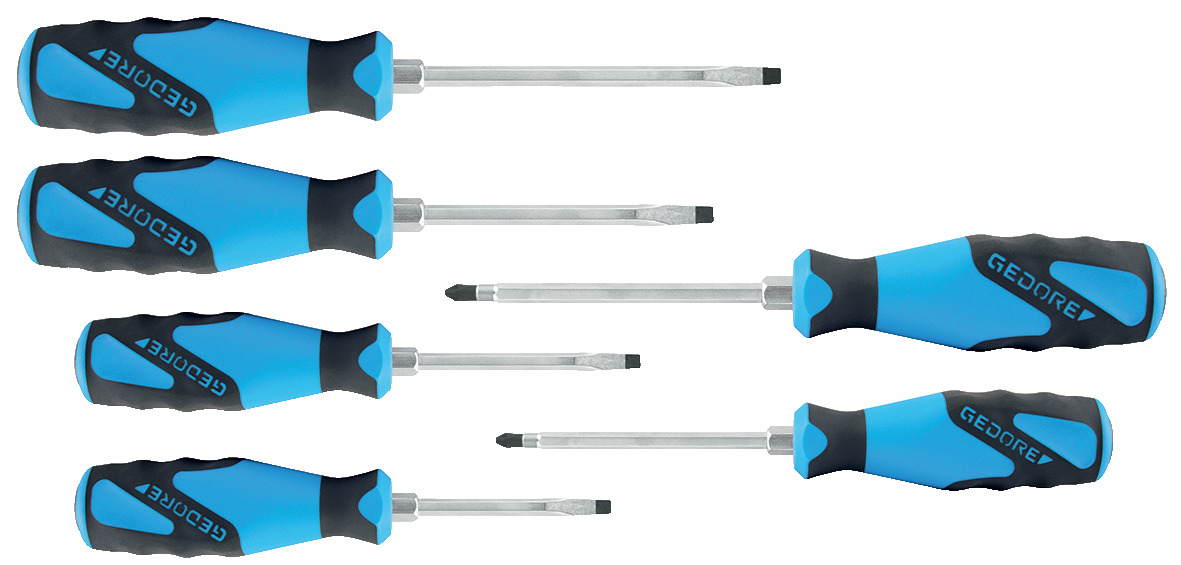 SK 2154 PH-06 3K screwdriver set with impact cap, 6 pieces