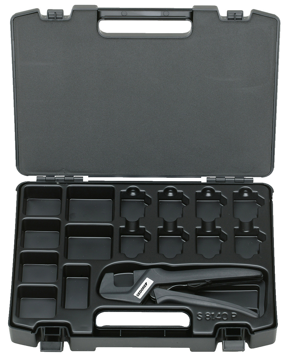 S 8140 PN Crimping pliers set starter in plastic case