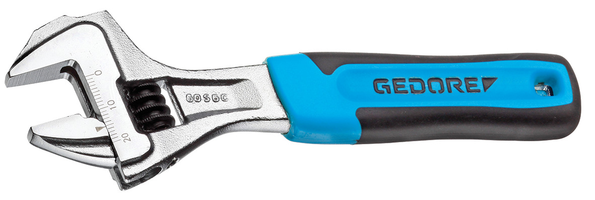 60 S Adjustable spanner, open end