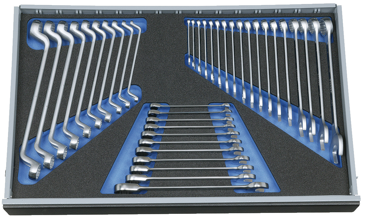 2005 CT4-2-7 Combination spanner set in 4/4 check tool module