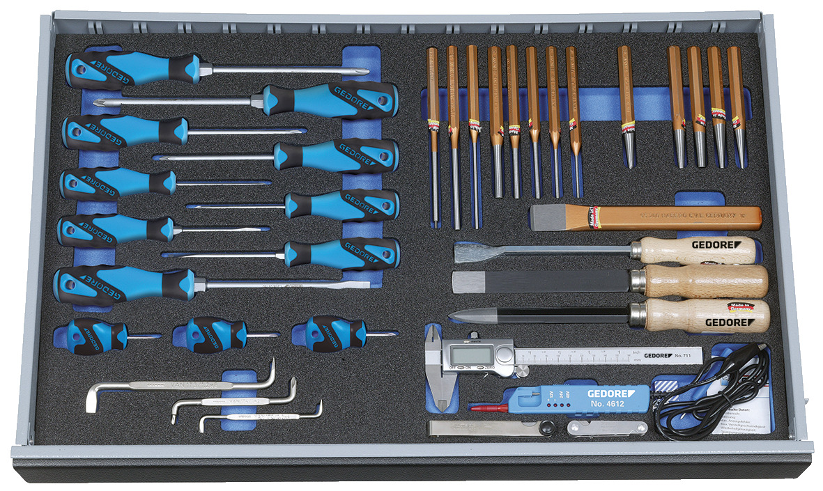 2005 CT4-2160-119 Tool assortment in 4/4 check tool module