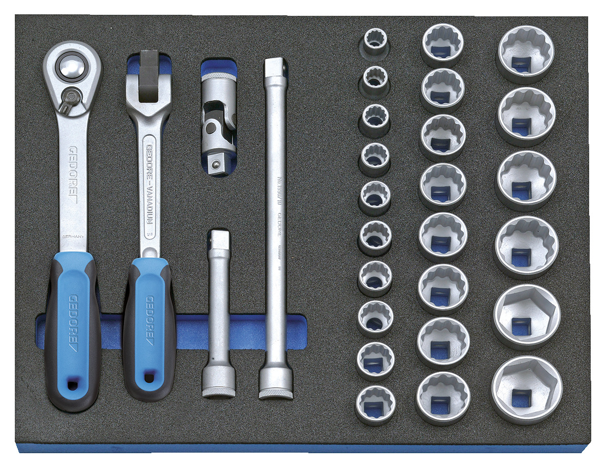 2005 CT2-D 19 Socket assortment 1/2