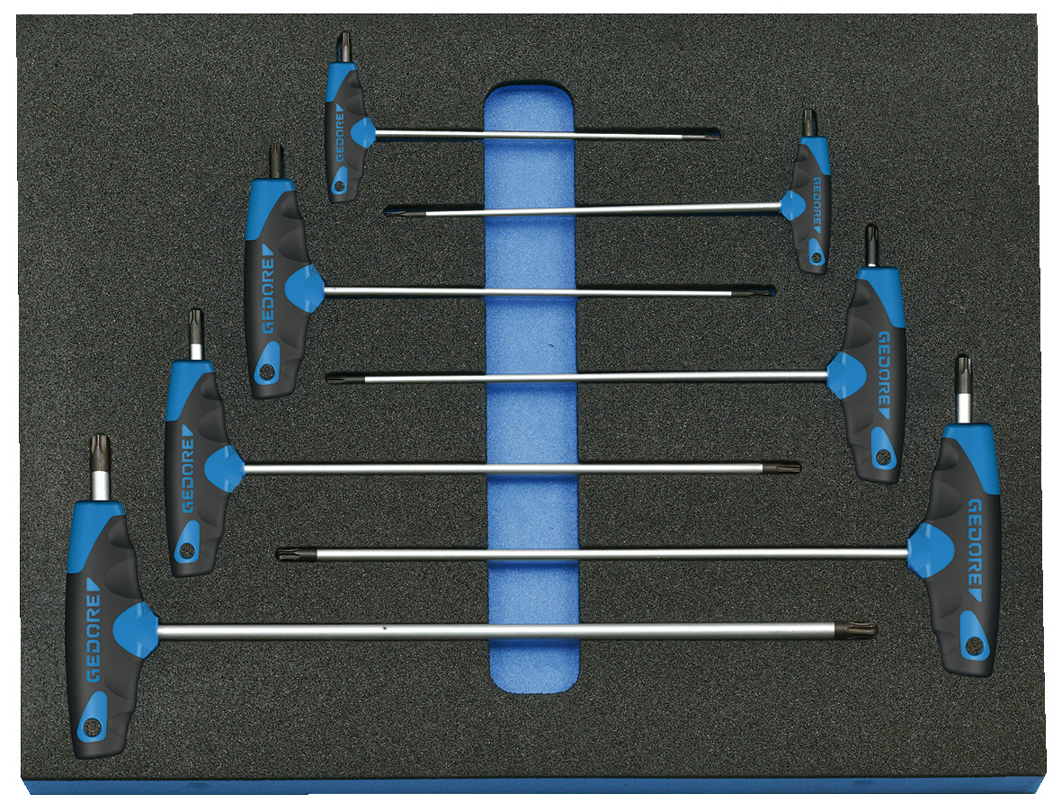 2005 CT2-2143 KTX Cranked socket screwdriver set in 2/4 check tool module