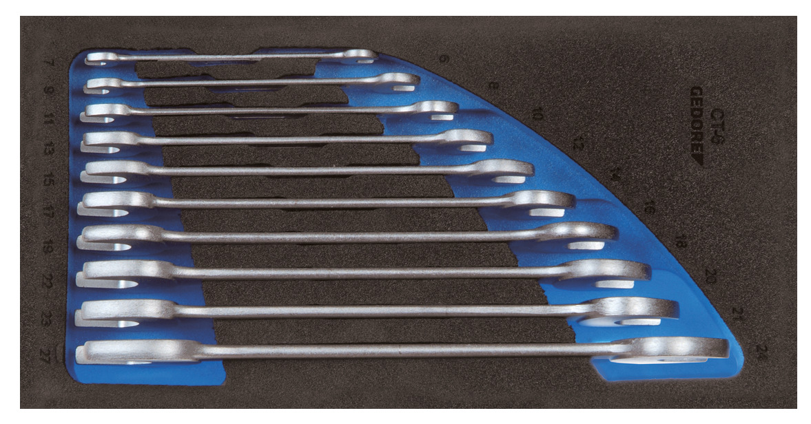 1500 CT1-6 Double Open End Wrench Set in 1/3 Check Tool Module