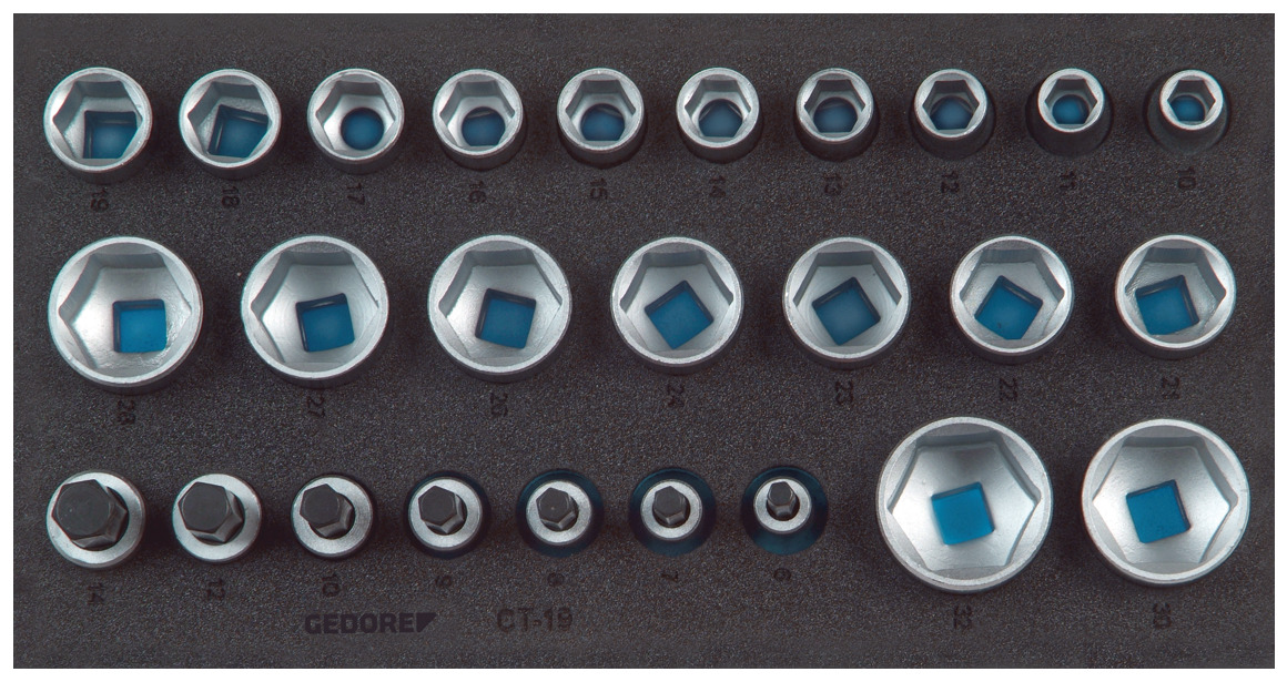 1500 CT1-19 Socket set 1/2