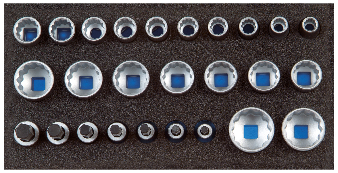 1500 CT1-D 19 Set of socket wrench inserts 1/2