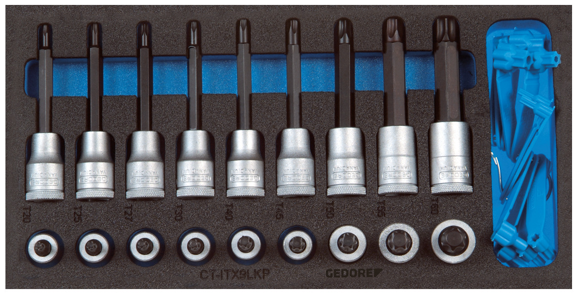 1500 CT1-ITX 19 LKP Set of screwdriver bits 1/2