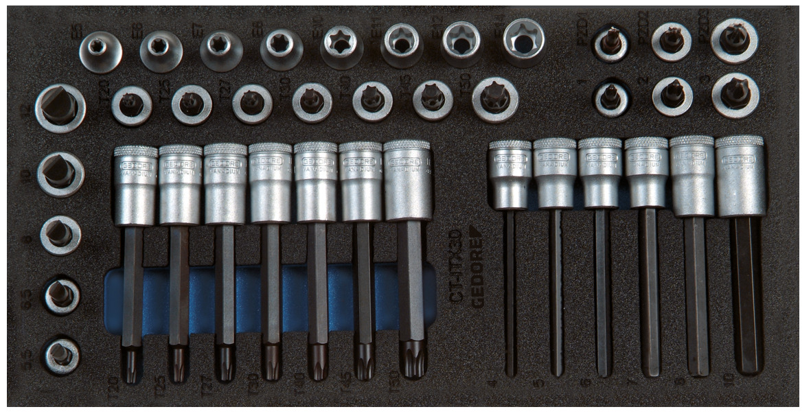1500 CT1-ITX 30 set of screwdriver bits 3/8