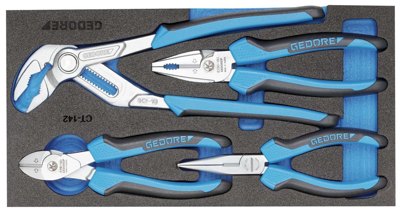 1500 CT1-142 Pliers Assortment in 1/3 Check Tool Module