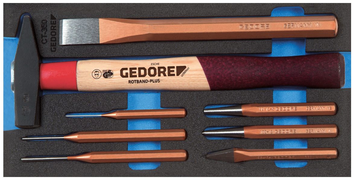 1500 CT1-350 Chisel Assortment in 1/3 Check Tool Module