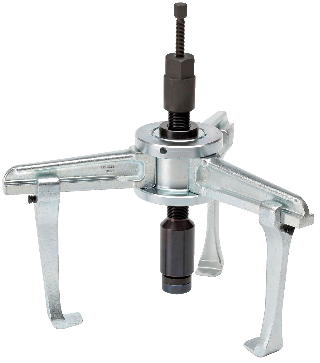 1.07/4-HSP-B Universal puller hydraulic, 2-/3-arm, all-steel hook with hook brake