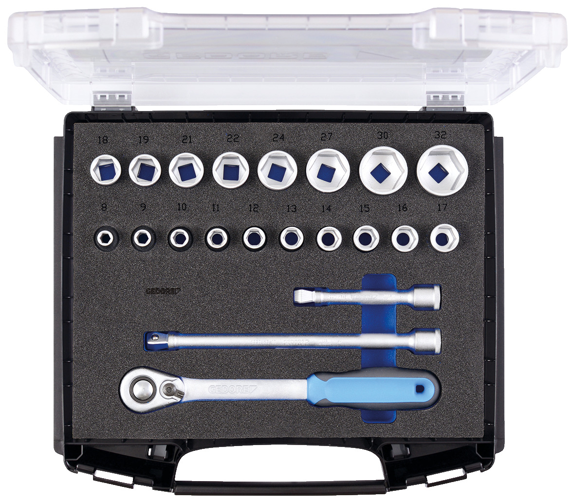 1101-19 Socket set 1/2