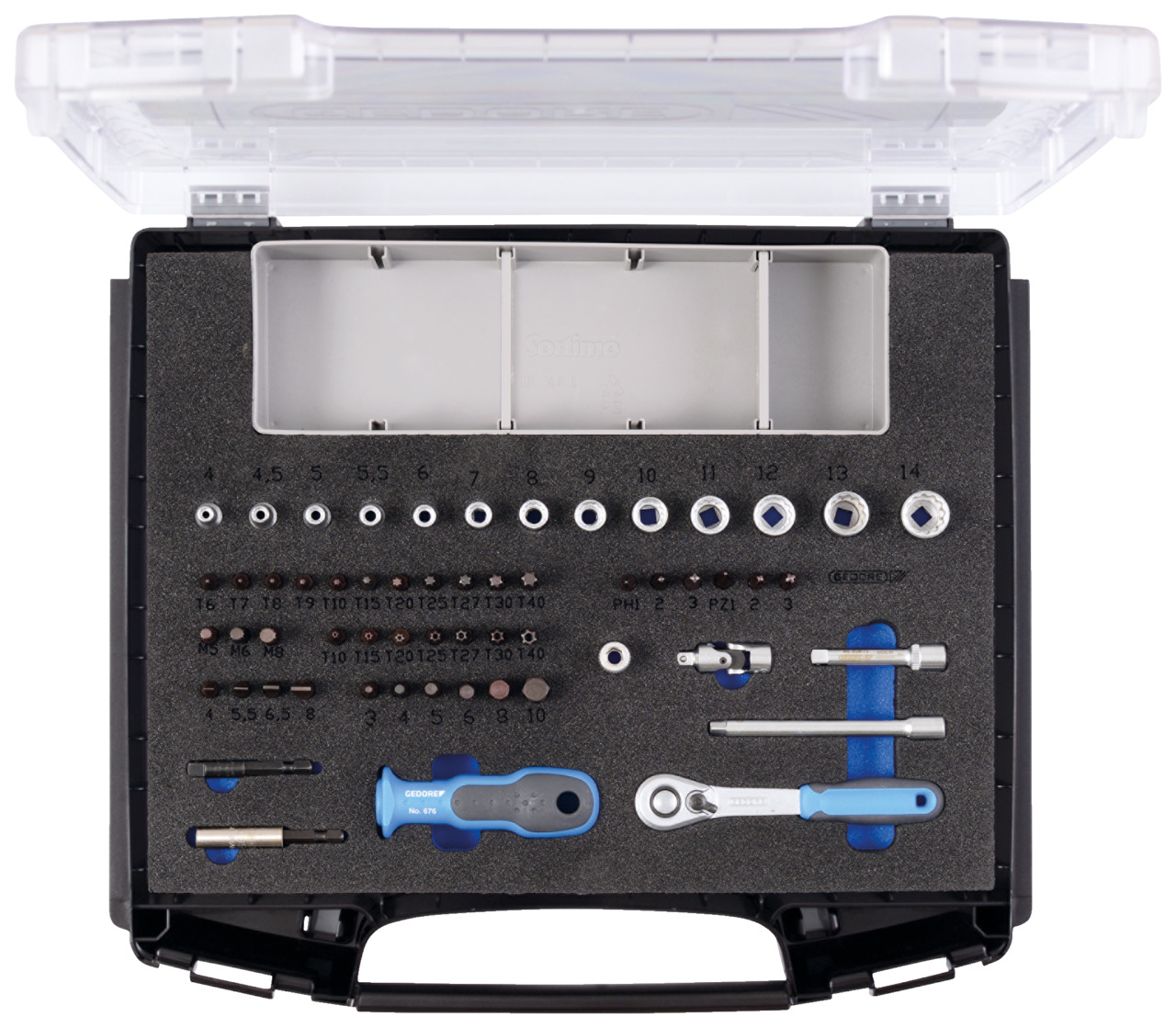 1101-D 20 Socket set 1/4