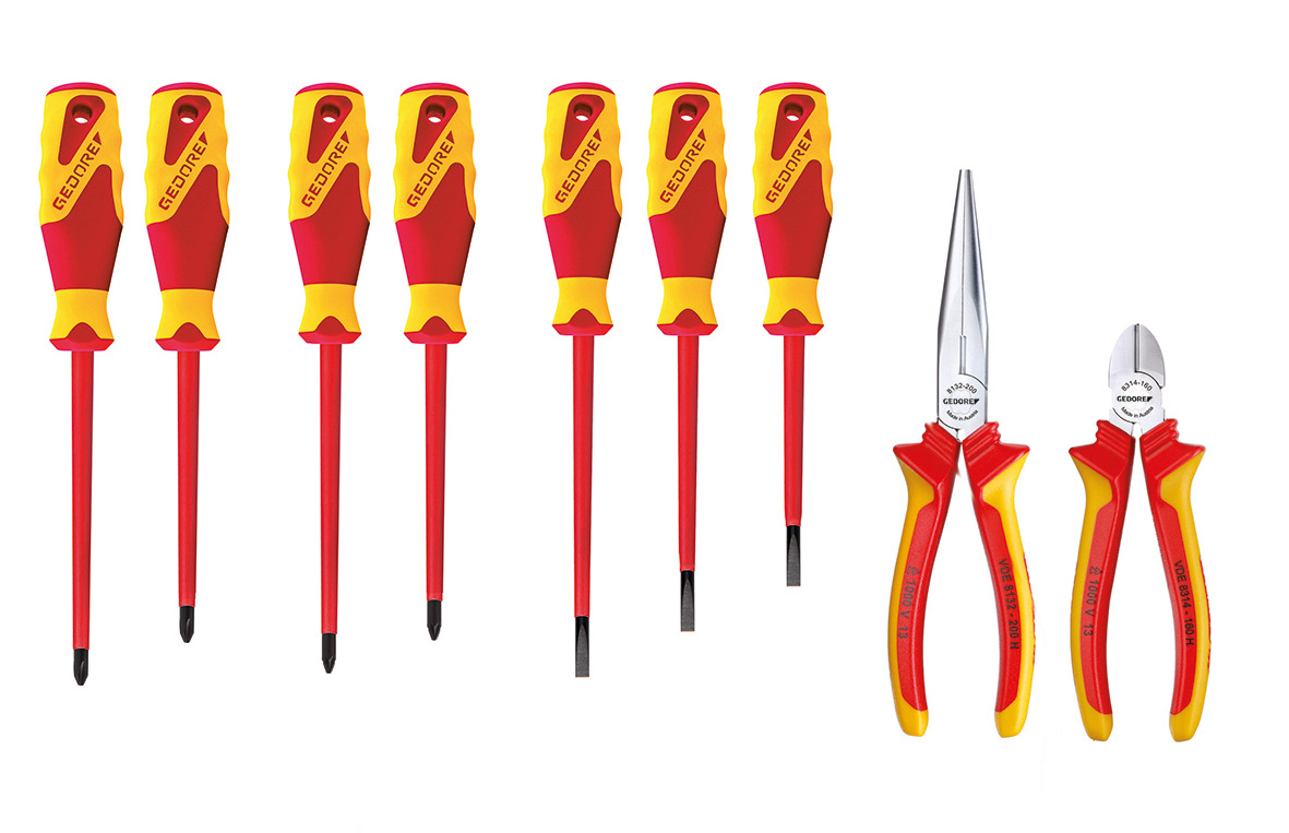 S 1100 W-002 VDE Pliers/screwdriver VDE assortment for ET-1100 W