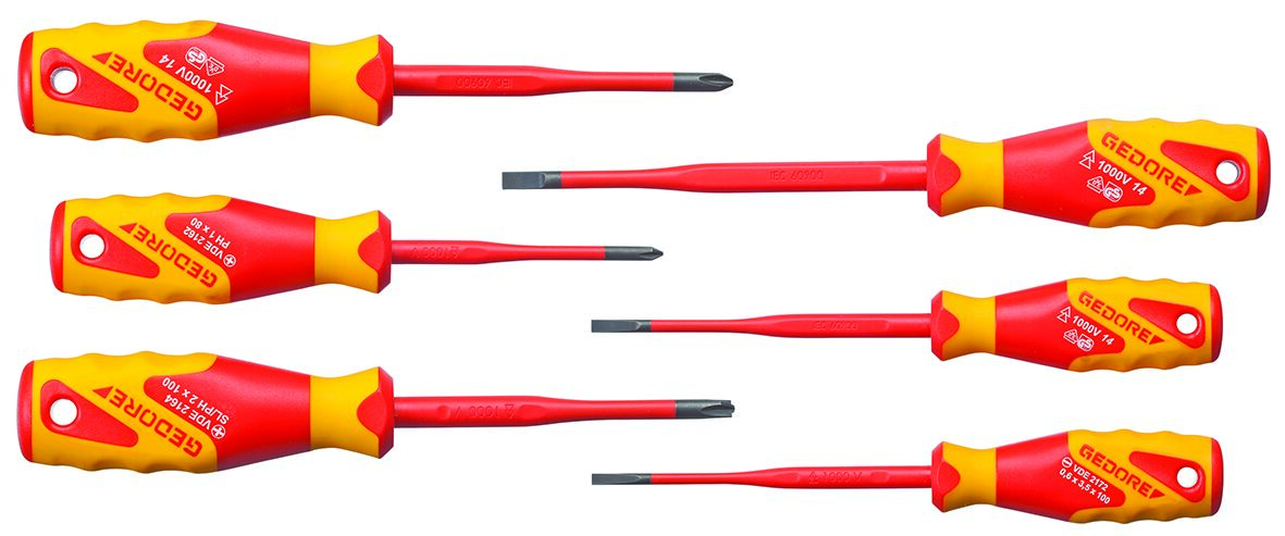 VDE 2162-2172 PM-06 VDE screwdriver set SLIM DRIVE 6 pieces