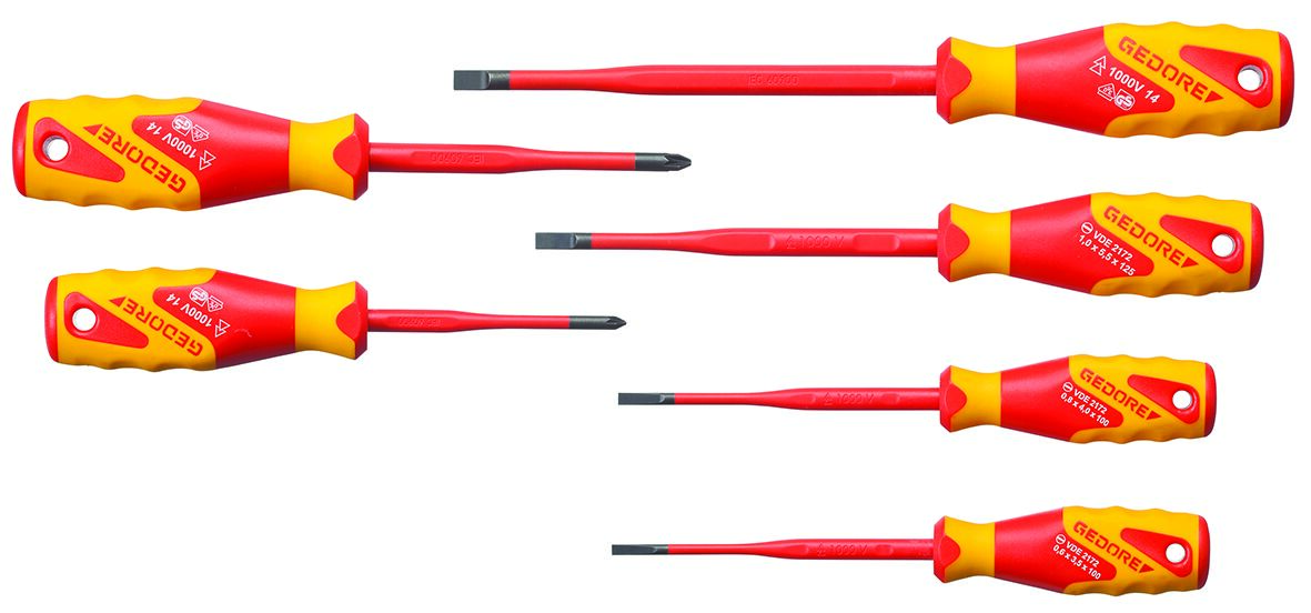 VDE 2162-2172 PZ-06 VDE screwdriver set SLIM DRIVE 6 pieces