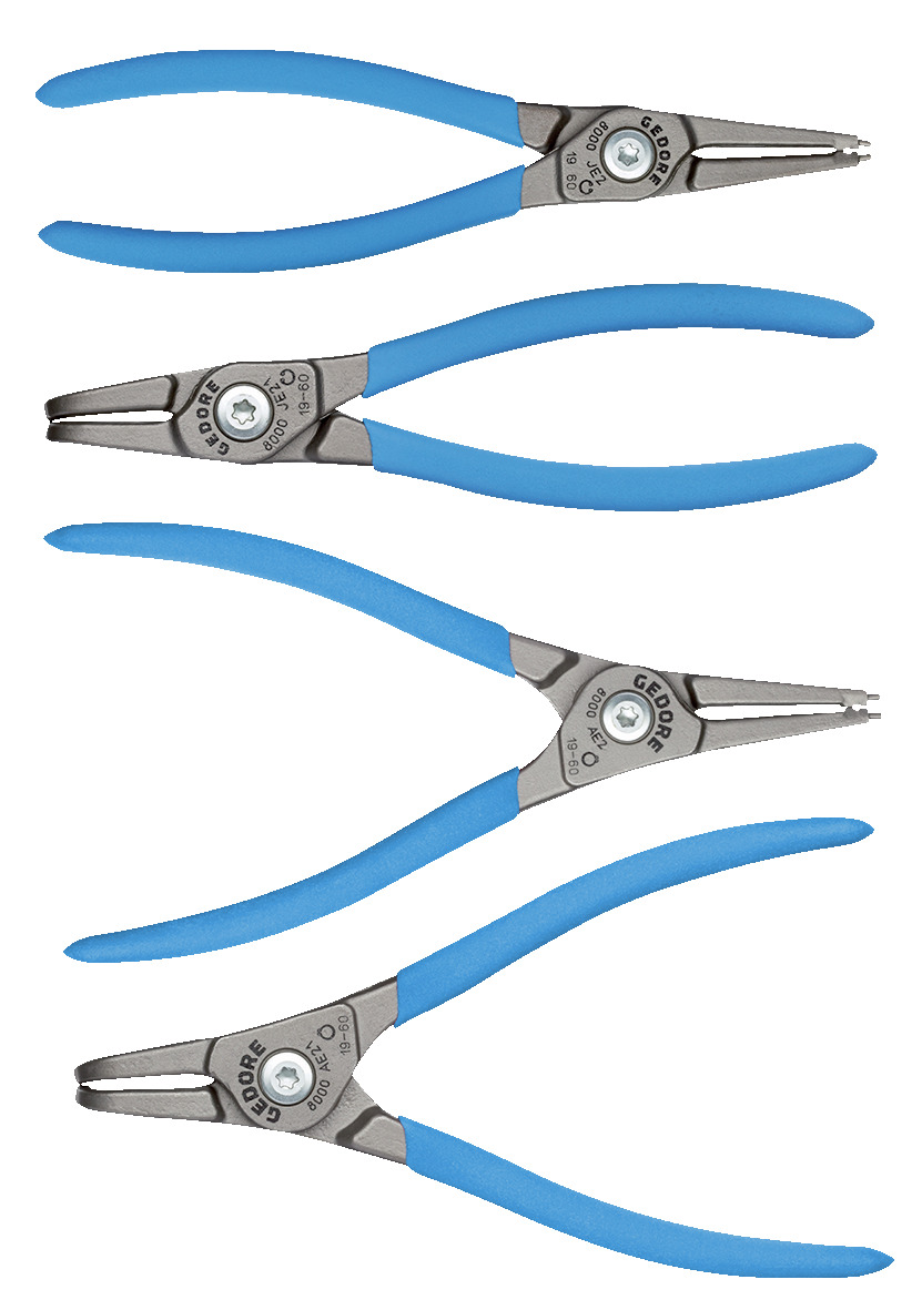 S 8000 E Circlip pliers set 4-pieces