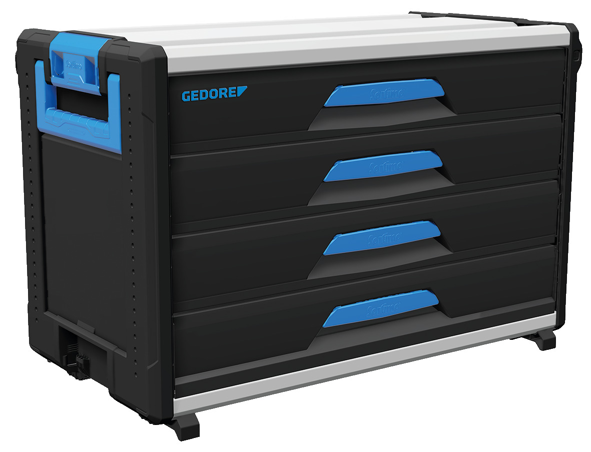 1110 WM 34 Toolbox module WorkMo B3 4 drawers H6