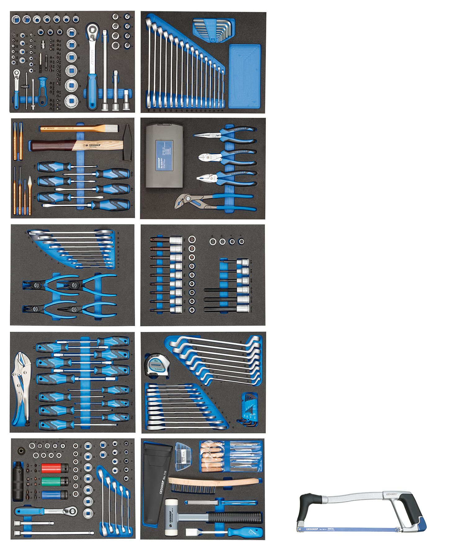 TS-308 Tool assortment in Check-Tool-Moduleen 308-pieces