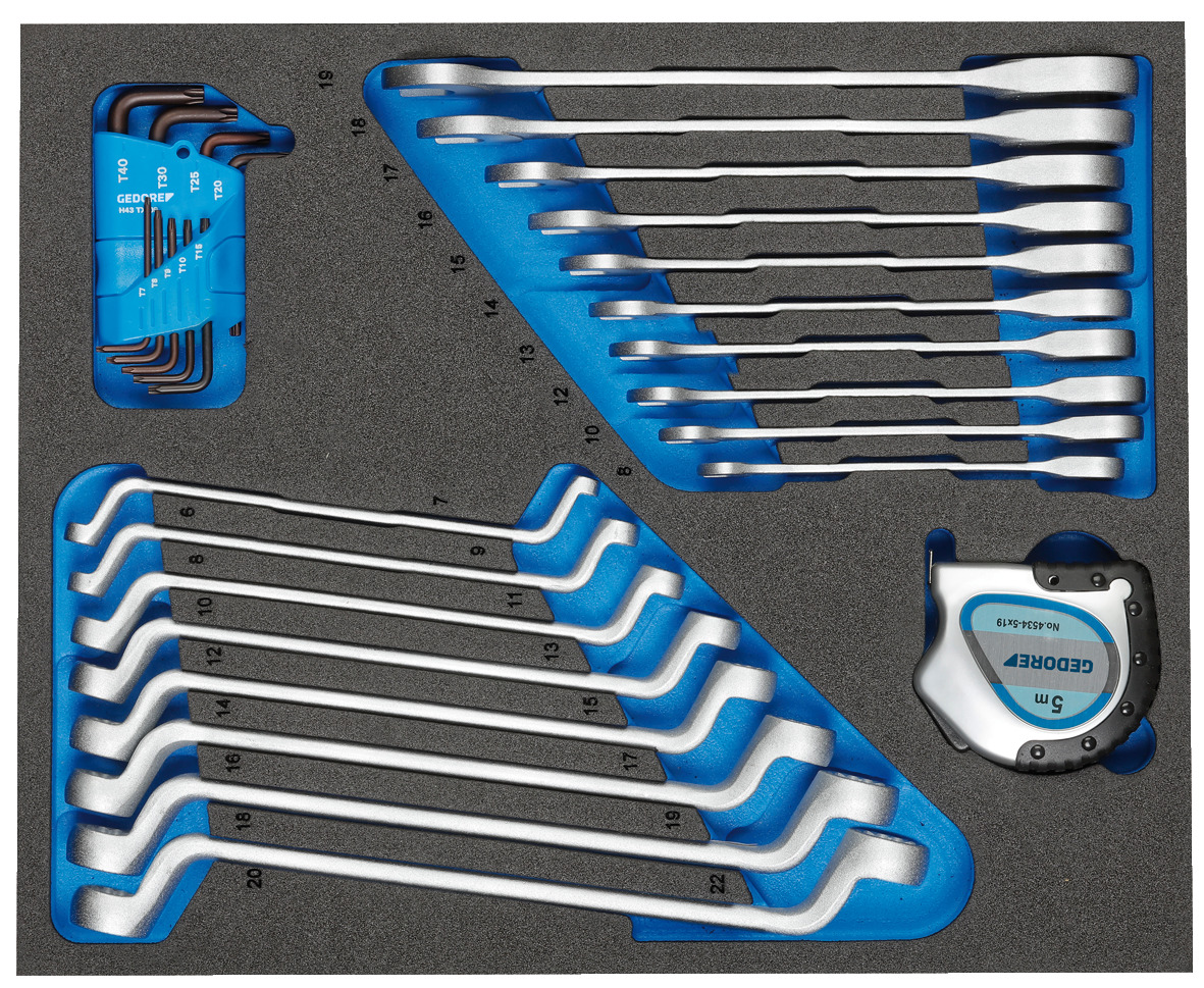 TS CT2-7R-2 Wrench set in 2/4 Check-Tool module