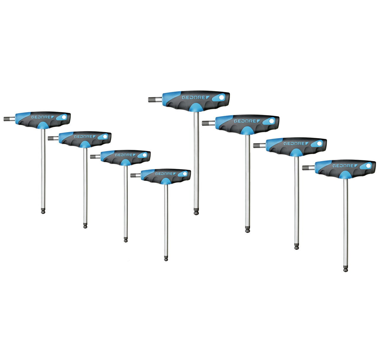 DT 2142-008 Allen key set, 8 pcs