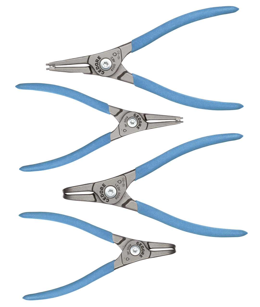 S 8000 AE Set of circlip pliers 4 pieces