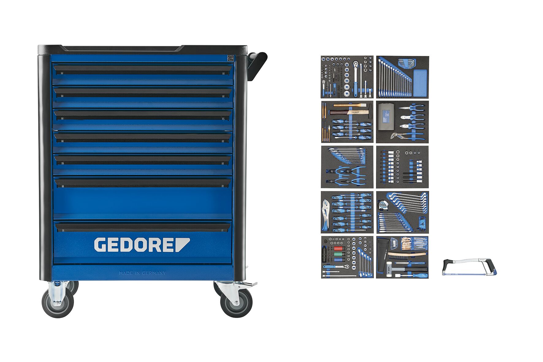WHL-L7-TS-308 tool trolley workster with assortment