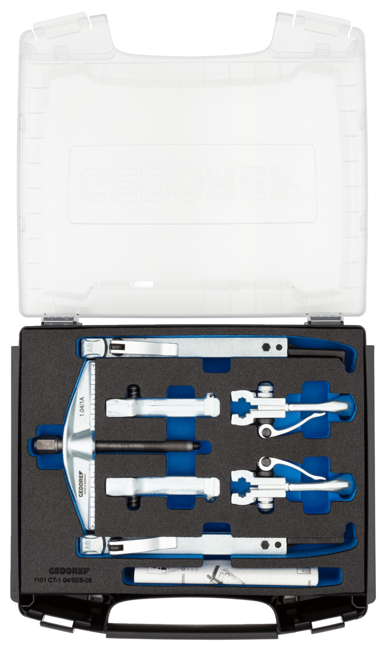 1101-1.04/SEB-08 Puller set, 2-arm