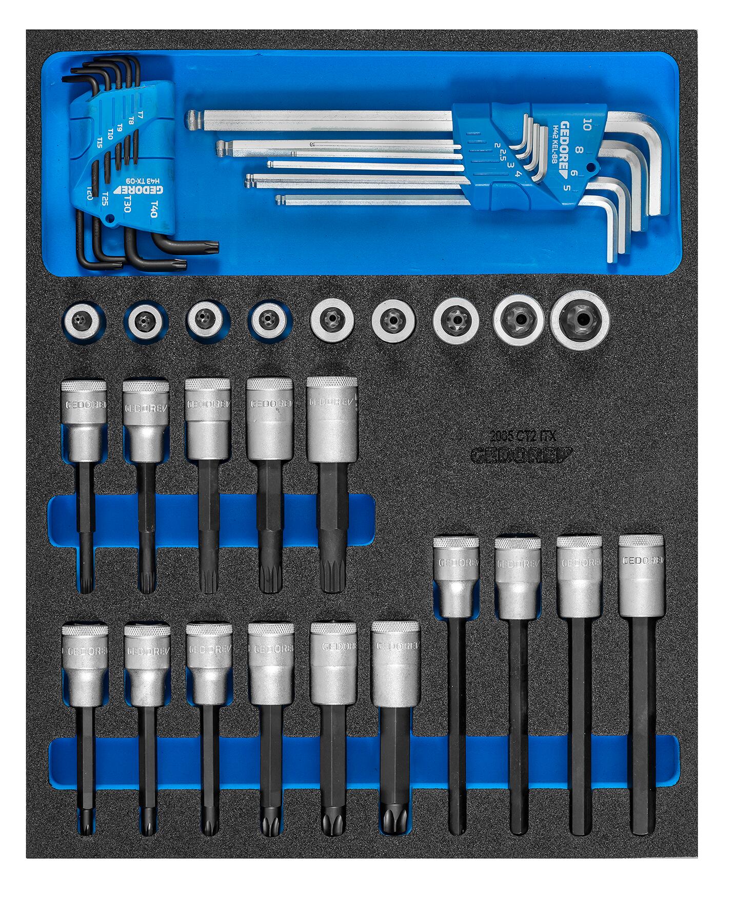 2005 CT2-ITX 19 set of screwdriver bits 1/2