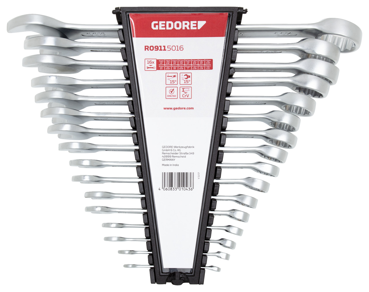 R0911 (AF) Combination wrench set